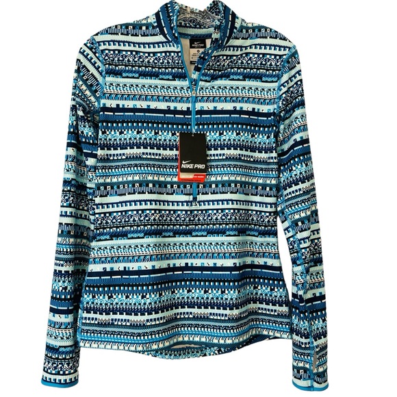 Nike Tops - NIKE Pro Dri-Fit Active Wear Stretch Athletic Running Fitness Top NWT Medium